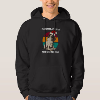 Veste À Capuche Cute Christmas Bull Dogs Retro Vintage Sunset Happ