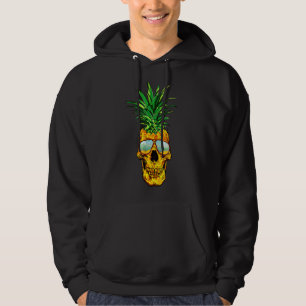 Veste À Capuche Cute Hawaiian Ananas Crâne Hawaii Beach été