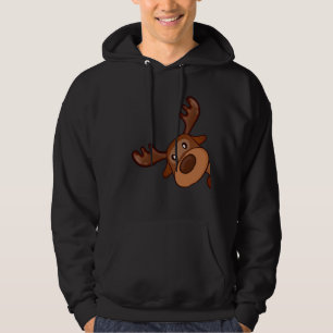 Veste À Capuche Cute Kawaii Moose Elk Deer Funny Alaska Moose