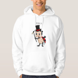 Veste À Capuche Cute ladybug with top hat and tie cartoon 
