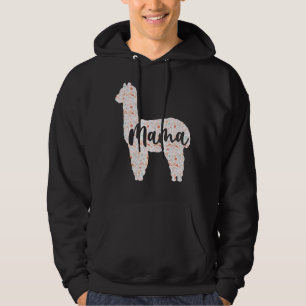 Veste À Capuche Cute Mama Llama Alpaca Fête des Mères Femmes Maman