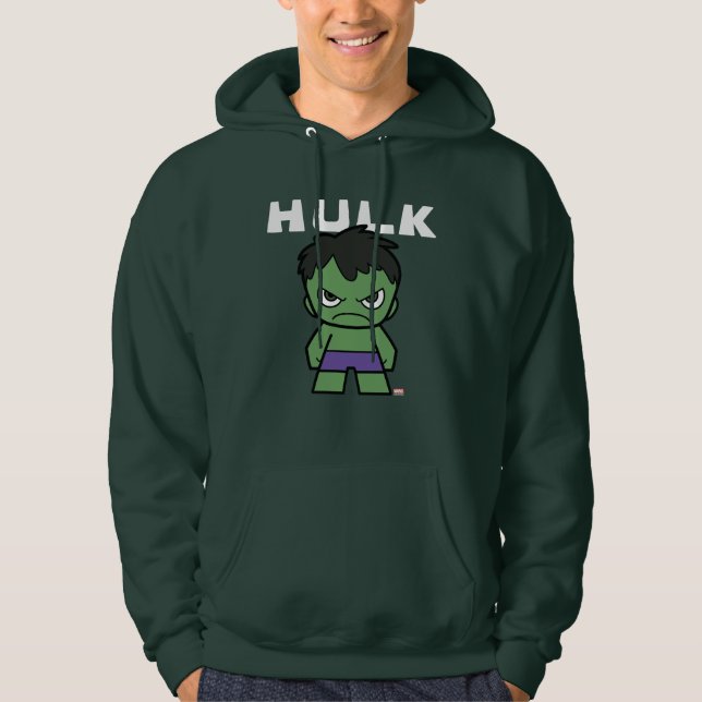 Veste À Capuche Cute Mini Hulk (Devant)