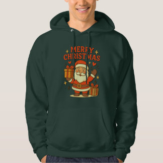 Veste À Capuche  Cute Santa Claus Christmas Art –  Merry Christmas