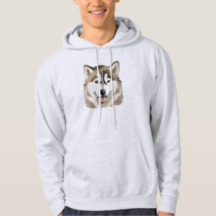Veste À Capuche Cute Siberian Husky Chien Wolf Funny huskies Chien
