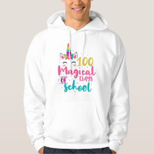 Veste À Capuche Cute Unicorn 100 Jours Magiques De L'École