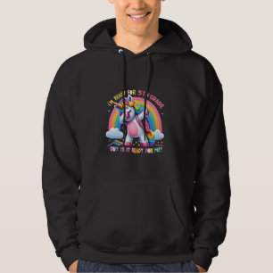 Veste À Capuche Cute Unicorn Je suis prête pour la 5e année. Mais 