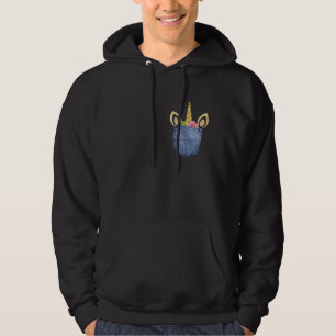Veste À Capuche Cute Unicorne Accroché Dans Une Poche