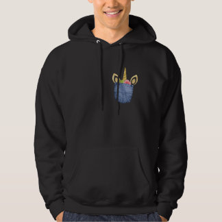 Veste À Capuche Cute Unicorne Accroché Dans Une Poche