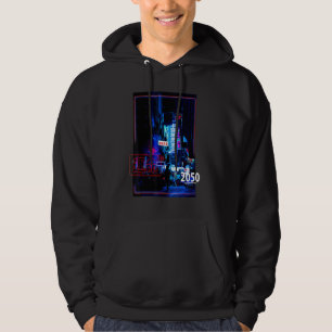 Veste À Capuche Cyberpunk futuriste Lofi Streetwear Japan Street