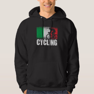 Veste À Capuche Cyclisme Sport Italie Drapeau Italien Bicycle Raci