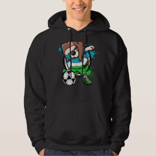 Veste À Capuche Dabbing Beagle Chien Ouzbékistan Soccer Fans Jerse