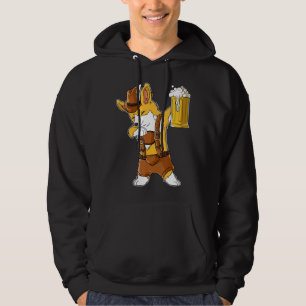 Veste À Capuche Dabbing Corgi T Oktoberfest Lederhosen Hommes Pros