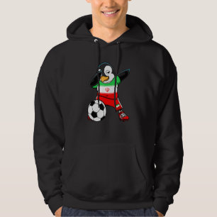Veste À Capuche Dabbing Penguin Iran Soccer Fans Jersey Football S