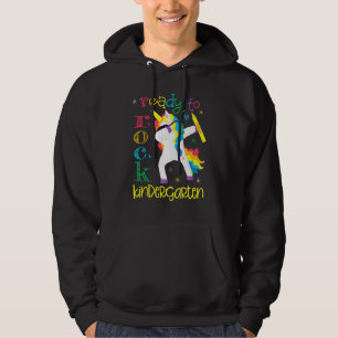 Veste À Capuche Dabbing Ready To Rock Kindergarten Unicorn 1er Jou