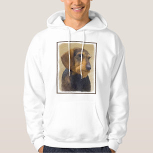 Veste À Capuche Dachshund (À poils durs) Peinture Chien Art origin