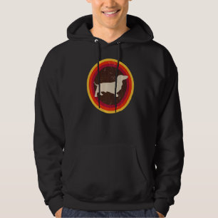 Veste À Capuche Dachshund Wiener Doxen Dog Retro 33
