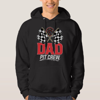 Veste À Capuche Dad Pit Crew Race Car Birthday Party Racing Family