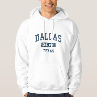 Veste À Capuche Dallas Texas TX Conception de Sport Vintage Impres