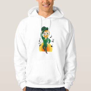 Veste À Capuche Dancing leprechaun, dessin animé de la Saint Patri