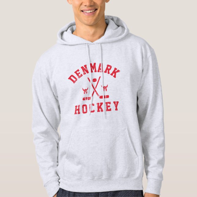 Veste À Capuche Danemark Hockey sur glace (Devant)