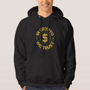 Veste À Capuche Dans Crypto Nous Avons Confiance Hodl Bitcoin Trad