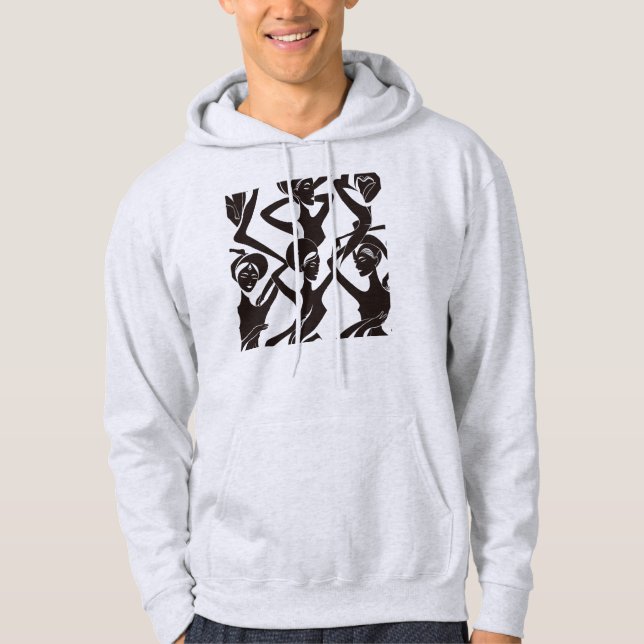 Veste À Capuche Danseurs d'ombre (Devant)