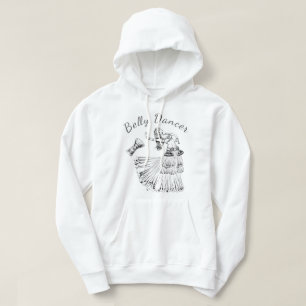 Veste À Capuche Danseuse du ventre Darbuka Drum Sweatshirt à capuc
