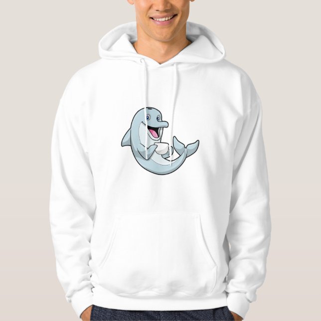 Veste À Capuche Dauphin avec la coupe de café (Devant)