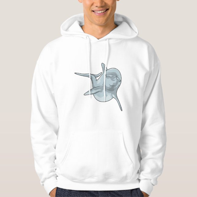 Veste À Capuche Dauphin en natation (Devant)