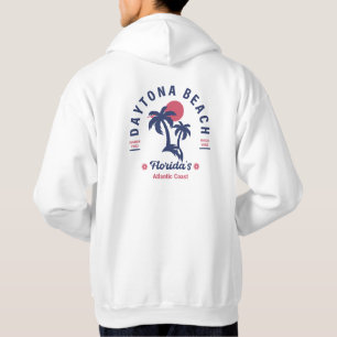 Veste À Capuche Daytona Beach Florida Retro Sunset Souvenirs