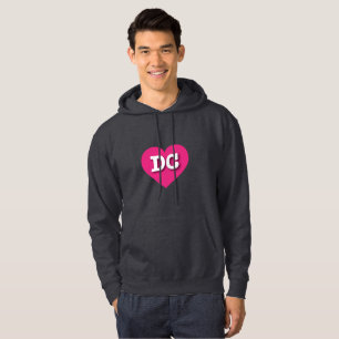 Veste À Capuche DC Hot Pink Heart - J'aime DC