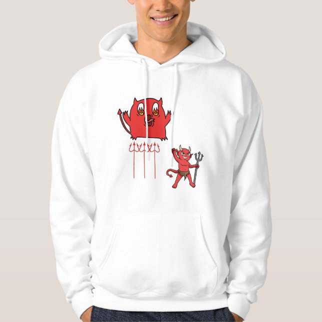 Veste À Capuche De furieux démons (Devant)