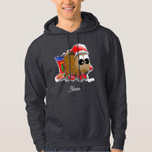 DE/GB T-shirt de Noël hérisson/Christmas hoodie he