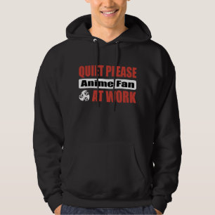 Veste À Capuche De tranquillité fan d'Anime svp au travail