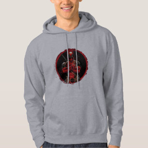 Veste À Capuche Deadpool dans le logo Paint Splatter