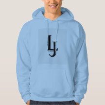 Débardeur bleu à monogramme LJ | Logo bleu royal