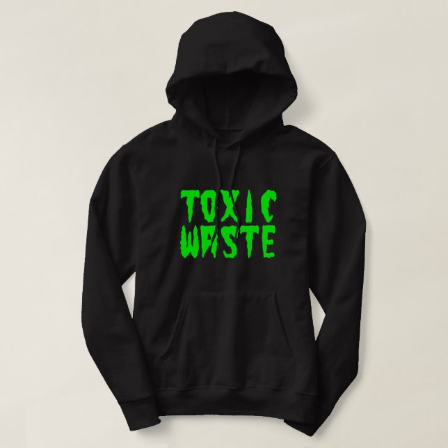 VESTE À CAPUCHE DÉCHETS TOXIQUES (Design devant)
