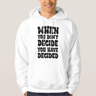 Veste À Capuche Decisions Define Direction Quote Design