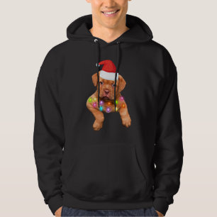 Veste À Capuche décoration de noël dogue de bordeaux pour amoure