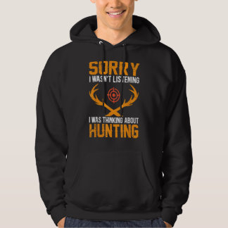 Veste À Capuche Deer Hunting Quote Hunter  Sayings Winter Hobby De