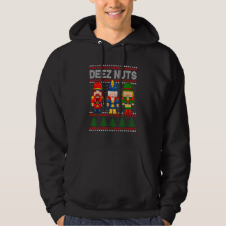 Veste À Capuche Deez Nuts Nutcracker Shirt Men Women Funny Christm