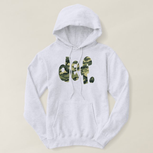 Veste À Capuche déf. Camo (Design devant)