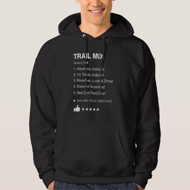 Veste À Capuche Définition du tracé de piste Signification amusant (Devant)