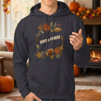 Veste À Capuche Déguisement de football de Thanksgiving Feast and