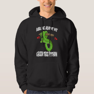 Veste À Capuche Demandez-moi au sujet de mon serpent python arbori