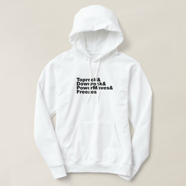 Veste À Capuche Déplacements de rupture (Breakdance) (Design devant)