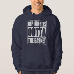 Veste À Capuche Deplorables Outta la parodie de panier
