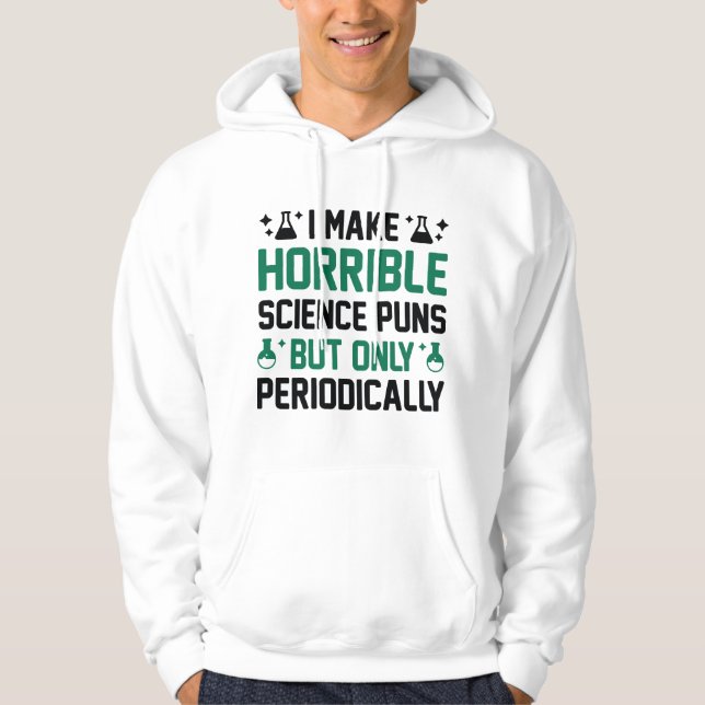 Veste À Capuche Des mondes scientifiques horribles (Devant)