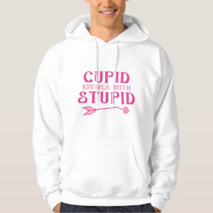 Veste À Capuche Des rimes Cupides Avec Stupides