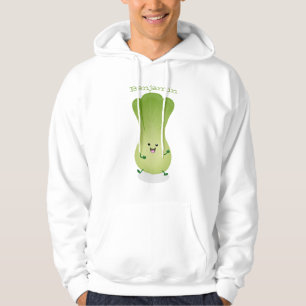 Veste À Capuche dessin animé mignon de bok choy